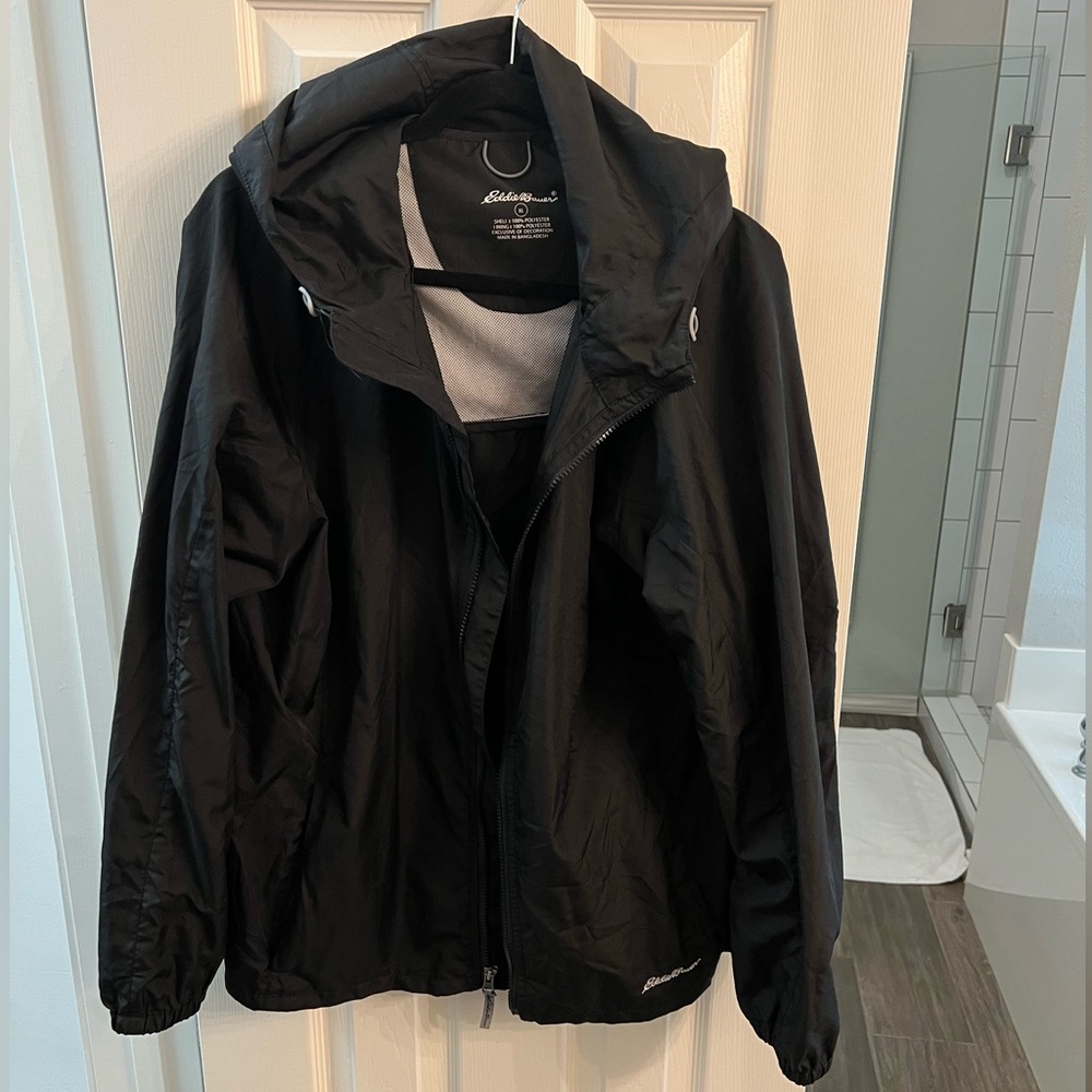 Eddie Bauer Black Rain Jacket
